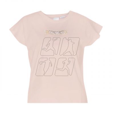 Pinko Interlock T-shirt + Logo Strass W 101609A12H