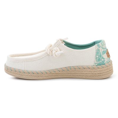 5. HEYDUDE WENDY ESPADRILLE HIBISCUS EGRET/MULTI 45237-0NI