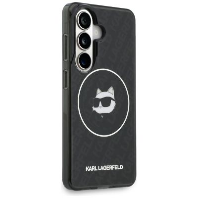 4. Karl Lagerfeld IML Repeated Choupette MagSafe Case for Samsung Galaxy S26 - Black