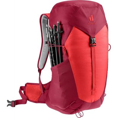 7. DEUTER AC Lite 30 cherry-masala hiking backpack