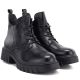 4. Women's leather ankle boots on a black platform M.Daszyński SFY2502-11ac