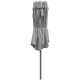 24. GARDEN UMBRELLA XXXL 2.7x4.6M GRAY SASKA GARDEN