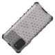 6. Honeycomb Case armor cover with TPU Bumper for Xiaomi Poco M3 transparent