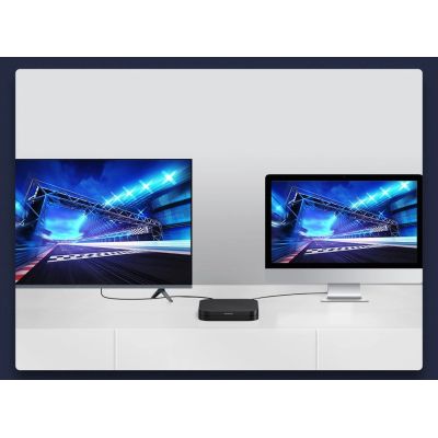 14. Baseus HDMI 2.1 Cable 8K 60 Hz 48 Gbps / 4K 120 Hz / 2K 144 Hz 3D eARC QMS Dynamic HDR VRR ALLM 3 m black (CAKGQ-L01)