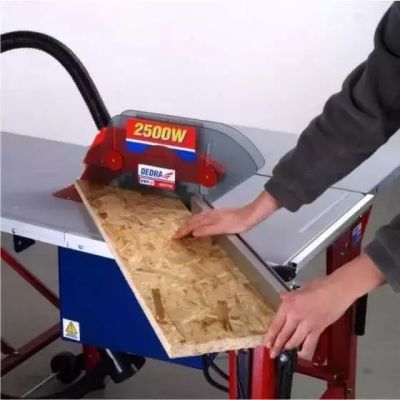4. Dedra table saw 315mm/3400W/3-F. 400V, 82/58mm