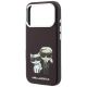 6. Karl Lagerfeld Smooth Karl & Choupette Bodies Sketch MagSafe case for iPhone 18 Pro / 17 Pro - burgundy