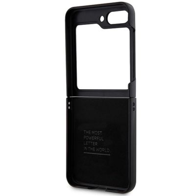 7. BMW Leather Carbon case for Samsung Galaxy Z Flip 5 - black