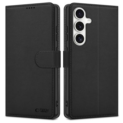 Tech-Protect Wallet Case for Samsung Galaxy S25 FE - Black