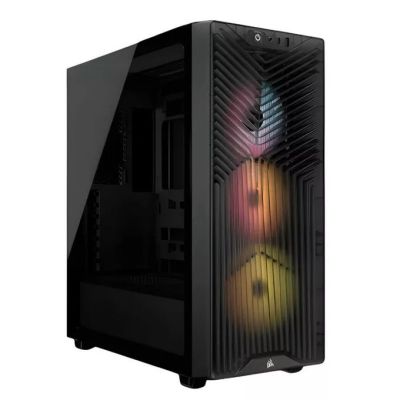 6. Corsair 3200D RS ARGB Mid-Tower Smoked case