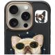 2. Nimmy Glasses Cool Dog MagSafe Case for iPhone 16 Pro - Black