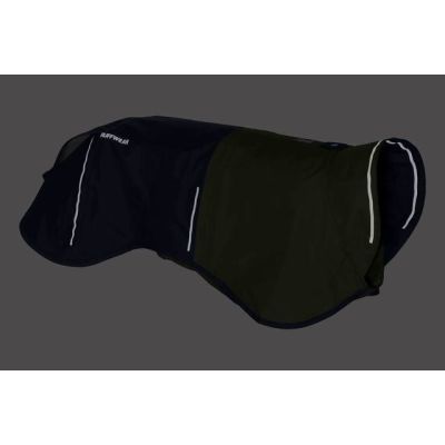 9. Ruffwear Sun Shower Jacket Raincoat for Dogs – Midnight Blue, Size: XL