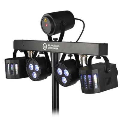 13. LIGHT4ME multi-effect LED PAR DERBY LASER BEAM