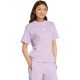 adidas Essentials 3-Stripes Cotton Women's T-Shirt Light Purple JX7619