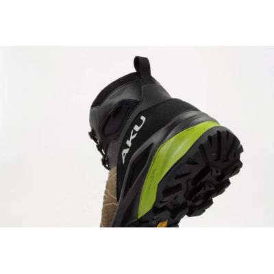7. Aku men's trekking sports shoes Adapta Gore-tex leather black green