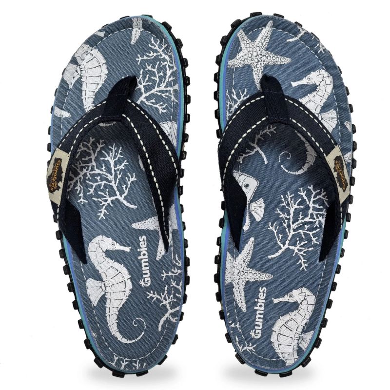 12. Flip-flops Gumbies Islander Flip-Flops Unisex Seahorse GU-FFISL152