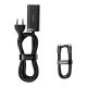 8. Baseus GaN3 Pro fast universal GaN charger 2 x USB Type C / 2x USB 100W PD3.0, QC4.0 +, AFC black (CCGP000101)