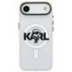 3. Karl Lagerfeld IML Karl Sketch Logo MagSafe Case for iPhone 17 Air - Transparent