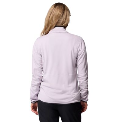 3. Columbia Essential Hike Grid Full Zip Fleece 2136233551 Purple L