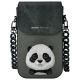 2. Nimmy Big Eyed Pet 2.0 Panda 3-in-1 Phone Bag + Wallet + Tracker Case - Black