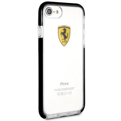 5. Ferrari Hardcase FEGLHCP7BK iPhone 7/8 SE 2020 / SE 2022 Shockproof transparent black