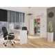 3. OLIV 2D filing cabinet 74x35xH180 sonoma/white