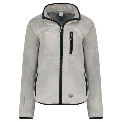 2. Geographical Norway TAMOUREUSE LGREY DB LADY 047-1 Women's Fleece Jacket (WZ8036F/GN-LIGHT GREY)