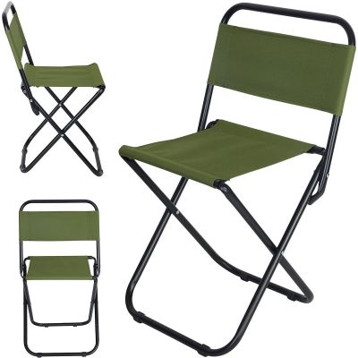 6. FOLDING CAMPING CHAIR 35X28X58CM GREEN ENERO CAMP