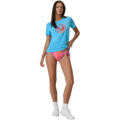 6. Women's T-shirt 4F F2718 blue 4FWSS26TTSHF2718 33S
