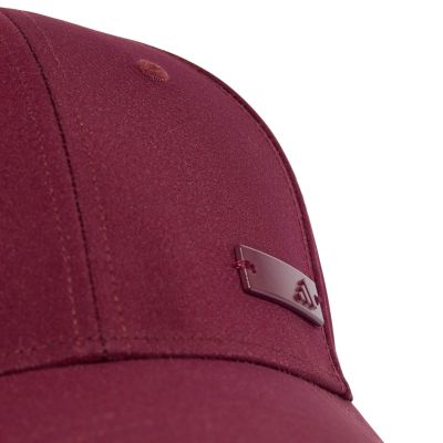 3. adidas Lightweight Cap Metal Burgundy KT4706