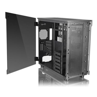 9. Thermaltake View 91 RGB TG CA-1I9-00F1WN-00 Case (ATX, Extended ATX, Micro ATX, Mini ITX, XL-ATX; Black)
