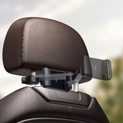 11. Baseus WXHZ-01 Qi Wireless Charger 15W Car Headrest Holder - Black