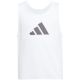5. adidas Training BIB 24 Junior Training Bib for Kids, White JF3246