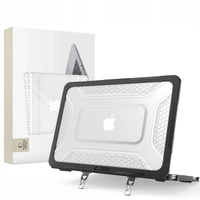 Tech-Protect Kevlar Pro Case for MacBook Neo 13" 2026 - Black and Clear