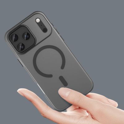 5. Magnetic Abrasive iPhone 17 Pro Max Case Compatible with MagSafe - Matte Black