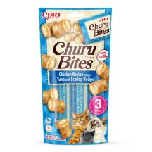 CHURU Bites Tuna & Scallops Cat 3x10g