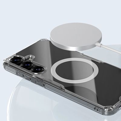 10. Nillkin Nature TPU Pro Magnetic Case with MagSafe for Samsung S25+ - White