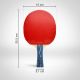 25. Meteor Je T Stream Table Tennis Racket***** 15019