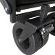 20. Wozinsky WZP-100 beach, tourist, garden trolley, durable, wide wheels, with safety net up to 100 kg - black