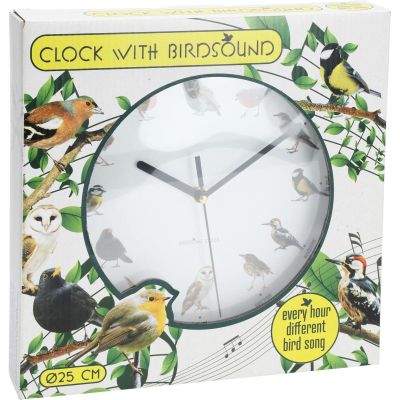 10. ORNITHOLOGIST WALL CLOCK 25CM
