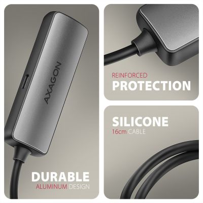 4. Axagon RVC-HI8KPD, USB-C -> HDMI 2.1 reducer / adapter, 8K/60Hz, 4K/144Hz, HDR10+, PD100W 0.16 m USB Type-C HDMI + USB Type-C