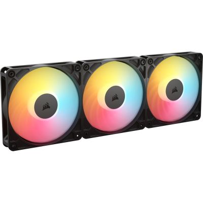 5. Corsair RS120-R ARGB Computer Case Fan 12 cm Black 3 pcs.