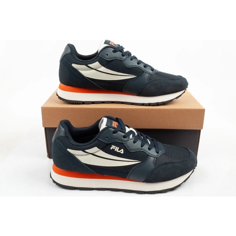 9. Fila men's sports shoes Hypert sneakers fashionable navy blue comfortable