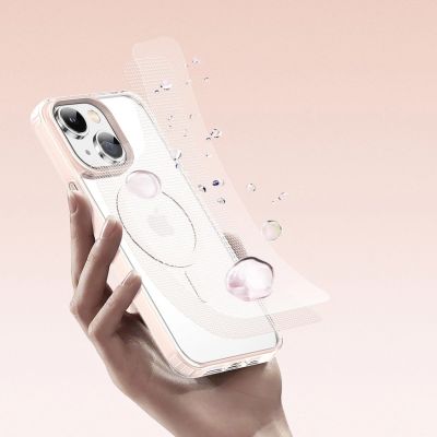9. Dux Ducis Clin2 case for iPhone 14 Plus magnetic MagSafe cover pink