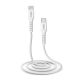 2. SBS TECABLELIGTC1W USB-C - Lightning Cable MFi Certified, 1m - White