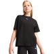 Puma Ess Centered Cat Logo Boxy Tee for Kids Black 685131 01