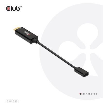 7. CLUB 3D CAC-1333 Cable Adapter 0.22m HDMI Type-A (Standard) USB Type-C Black