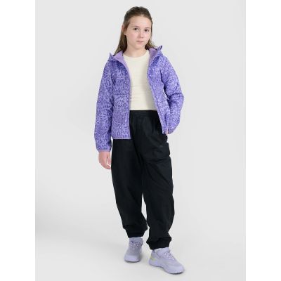 2. Girls' softshell jacket, windproof membrane 5000, 4F 4FJRAW25TSOFF507-90A