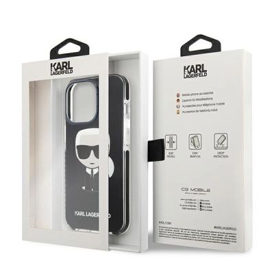 8. Karl Lagerfeld Iconik Karl Case for iPhone 13 Pro / iPhone 13 - Black