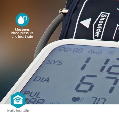 8. Nedis BTHBP10WT Blood Pressure Monitor Forearm Automatic 1 user