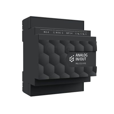 GrentonGrenton analog input and output module / supports 1-wire / DIN rail mounting / TF-Bus